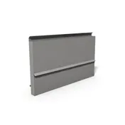 Montague Company HB-48 48" x 18" Stainless Steel Backguard Flue Riser without Shelves 1 image