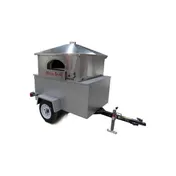 Marra Forni MTS36-36W MS Series Wood-Fired Trailer Oven w/ 36"x36" Brick Deck, Manual Controls 1 image