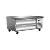 IKON ICBR-50 50" 2 Drawers Refrigerated Chef Base w/ Marine Edge, 5.9 cu. ft. 1 image