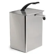 Nemco 10972 Condiment Dispenser -10-7/8"W x 13-1/4"D x 18-3/4"H, Stl,NSF, 3-Gallon Bag, Adj-Single 1 image