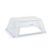 Nemco 8018GD Roll-A-Guard Sanitary Sneeze Guard, Self Serve, Flat Top with Door 1 image