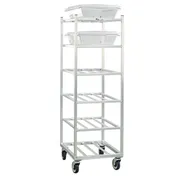 New Age 1356 Aluminum Mobile Universal Cart with 6 Shelf w/ 10-1/2" Shelf Spacing 3 image