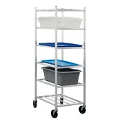 New Age 1356M Aluminum Mobile Universal Cart with 6 Shelf w/ 10-1/2" Shelf Spacing 2 image