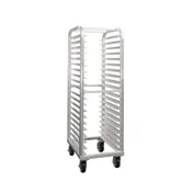 New Age 4331 Lifetime Series 20 Pan Mobile End Load Aluminum Bun / Sheet Pan Rack 1 image