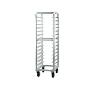 New Age 4332 Lifetime Series 15 Pan Mobile End Load Aluminum Bun / Sheet Pan Rack 1 image