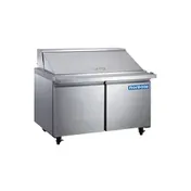 Norpole NP2R-SWMT 47" Mega Top Sandwich/Salad Prep Table w/ 2 Doors, 18 Pans 1 image
