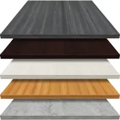 Oak Street 3MM48X48 Square Laminate Table Top, 48x48, 1.25 Thick, 3mm PVC Edge 1 image