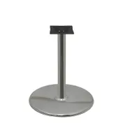 Oak Street B30DISC-CHR-STD 30in Dia Chrome Table Disc Base, 4in Column, Steel 1 image