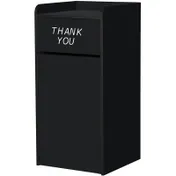 Oak Street M8520 Trash Receptacle, 22" x 25-1/8" x 44"H, 25 gal, Plastic Laminate, Front Swing Door 1 image