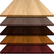 Oak Street PPM48R - Round Solid Maple Wood Table Top, 48 Inch Diameter, 1-3/4 Inch Thick, Continuous Pattern Plank, Kiln Dried 1 image