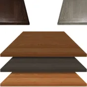 Oak Street SMW4242 Square Engineered Oak Table Top, 42" x 42", 1" Thick Engineered Oak Faced Core, 1-1/4" Solid Oak Edge 1 image