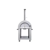 Omcan USA 43113 Wood / Coal / Gas Fired Pizza Oven w/ Brick Deck, Removable Door 2 image