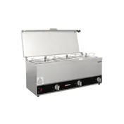 Omcan USA 44183 (Fw-Cn-0253) Triple Pot Sauce Warmer, Countertop, Power Switch 2 image