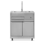 Omcan USA 47961 (47961) Hand Sink, Mobile, 32"W, One Compartment with Faucet 1 image