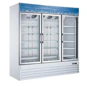 Omcan USA 50087 31" Freezer Display, 52.3 cu ft, Steel Exterior, 2-3/4 HP Compressor, LED Light 1 image
