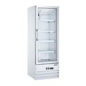 Omcan USA 59033 21" 1-Section Merchandiser Refrigerator w/ Glass Door, in White, 8.5 cu. ft. 1 image