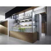 Oscartek MURO H11-1 2000 78" Self Serve Air Screen Refrigeration Merchandiser, Stainless Steel 1 image