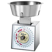 Edlund OU-32P Portion Scale, 32oz x 1/4oz Dial, 1-9lb Capacity, Stainless, 6"x6.75" Fixed Platform 1 image
