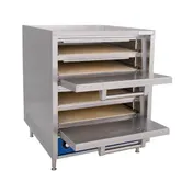 Bakers Pride P44-BL 26" Electric Countertop Pizza Bake Oven w/ 4 Decks, Thermostatic Controls 5 image
