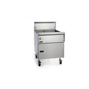 Pitco FBG24 Full Pot Floor Model Gas Fryer w/ 87 lbs Capacity, Flat Bottom, Solid State Controls 3 image