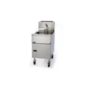 Pitco SE18 19" Floor Model Electric Full Pot Fryer w/ 90 lbs Capacity, 2 Twin or 1 Full Baskets 3 image