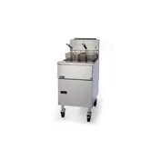 Pitco SE18 19" Floor Model Electric Full Pot Fryer w/ 90 lbs Capacity, 2 Twin or 1 Full Baskets 5 image