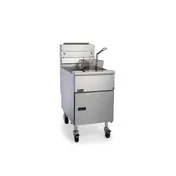 Pitco SE18 19" Floor Model Electric Full Pot Fryer w/ 90 lbs Capacity, 2 Twin or 1 Full Baskets 8 image