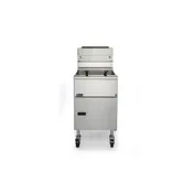 Pitco SE18 19" Floor Model Electric Full Pot Fryer w/ 90 lbs Capacity, 2 Twin or 1 Full Baskets 9 image
