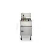 Pitco SE18 19" Floor Model Electric Full Pot Fryer w/ 90 lbs Capacity, 2 Twin or 1 Full Baskets 10 image
