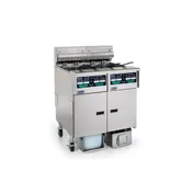 Pitco SELV14C/184/FD Multiple Battery Electric Deep Fryer w/ (1) 30 lbs & (1) 40 lbs Vats 6 image