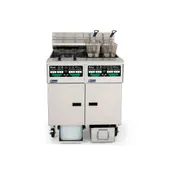Pitco SSHLV14C/184/FD Multiple Battery Gas Fryer w/ (1) 32 lbs & (1) 42 lbs Frypots, Filter Drawer System 1 image