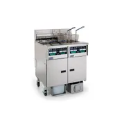 Pitco SSHLV14C/184/FD Multiple Battery Gas Fryer w/ (1) 32 lbs & (1) 42 lbs Frypots, Filter Drawer System 7 image