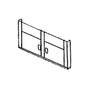 Piper Products HD-74 Hinged Doors For (5) Openings Elite System 1 image