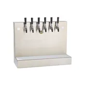Perlick 3775A8B Draft Beer Dispensing Tower, Wall Mount w/ 8 Faucets 1 image