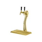 Perlick 3890GD-2B Lucky Draft Beer Dispensing Tower, 2 Faucets 1 image