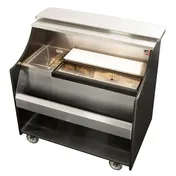 Perlick MOBS-42TE Signature Mobile Bar 42" Total Bartending Width 30" Ice Chest 1 image