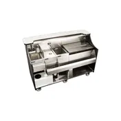 Perlick MOBS-66TS-S 66" Stainless Steel Mobile Bar with Ice Chest and Sink 3 image