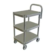 Prairie View AUC1848 Aluminum 3-Shelf Utility Cart - 48"W x 18"D x 36"H 1 image