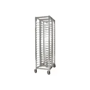Prairie View LPZ2516DB 48 Pan Double Deep Mobile Lifetime Pizza Racks  1 image