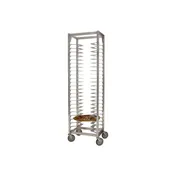 Prairie View LPZ2518 24 Pan Single Deep Mobile Lifetime Pizza Racks 1 image