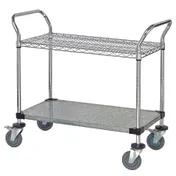 Quantum WRC-2130-2CG Portable Utility Cart with Donut Bumpers 1 image