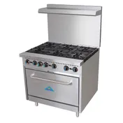 Comstock-Castle R6 36" Gas Restaurant Range w/ (6) Open Burners, (1) Standard Oven, 210.000 BTU 1 image