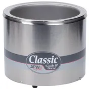 APW Wyott RCW-11 11 Qt Countertop Soup Warmer w/ Thermostatic Controls, 1.2 kW 1 image