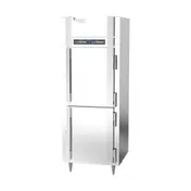 Victory RFS-1D-S1-EW-HD-HC 31" 1-Section Reach-In Refrigerator Freezer Combo w/ 2 Solid Half-Doors 3 image