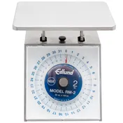 Edlund RM-2 - 1-9lb Stainless Steel Dial Scale 32oz 1/8oz Graduation 6-7" Platform Sloped Face Dishwasher Safe 1 image