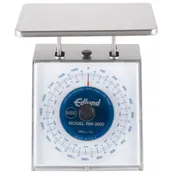 Edlund RM-2000 Portion Scale - 1-9 lb, 6-7" Platform, Stainless Steel, Rotating Dial, Sloped Display, Dishwasher-Safe 1 image