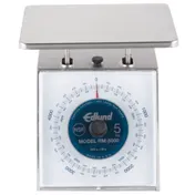 Edlund RM-5000 Stainless Steel Portion Scale, 10-29 lb, Rotating Dial, Sloped Display, 6-7" Dishwasher Safe 1 image