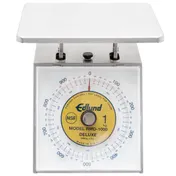 Edlund RMD-1000 Portion Scale - Stainless Steel, 1-9 lb Capacity, Sloped Dial, 6-7" Platform, Dishwasher Safe 1 image