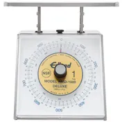 Edlund RMD-1000 Portion Scale - Stainless Steel, 1-9 lb Capacity, Sloped Dial, 6-7" Platform, Dishwasher Safe 2 image
