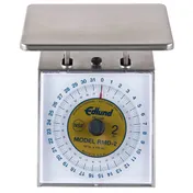 Edlund RMD-2 Portion Scale, 1-9 lb Capacity, Stainless Steel, Rotating Dial, 32 oz 1/8 oz Graduation 1 image